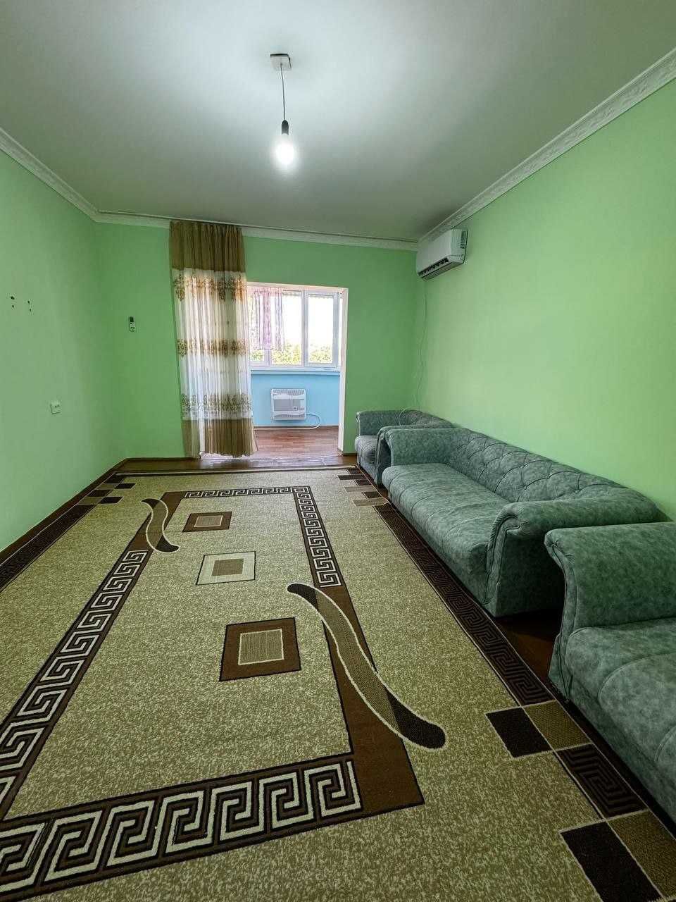 3х комнатная квартира имеется 6м балкон, Согдиана