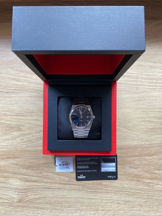 Tissot PRX 40 Quartz albastru garantie 1 an