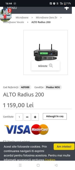 Microfon Alto Wireless