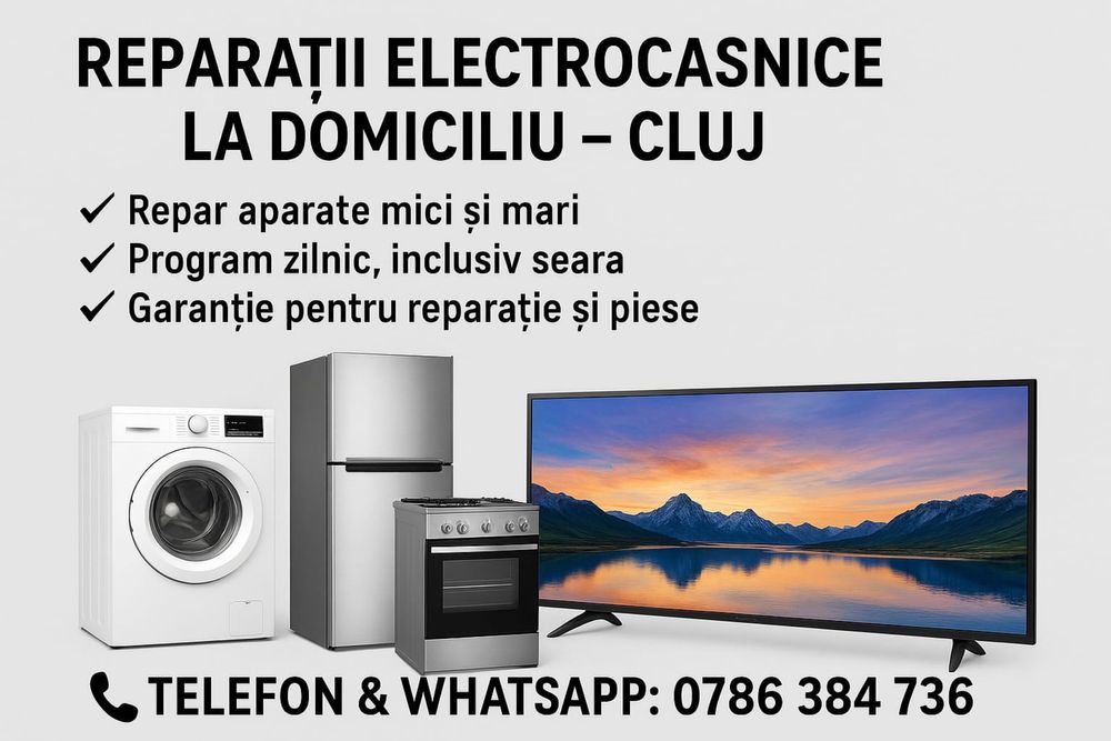 Reparatii electrocasnice la domiciliu