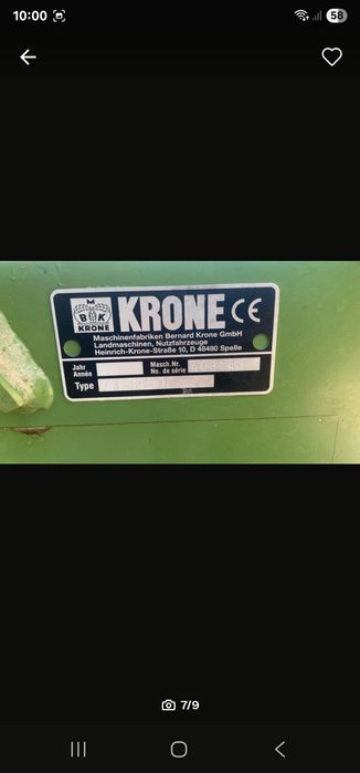 Grebla KRONE KS 385 - 12