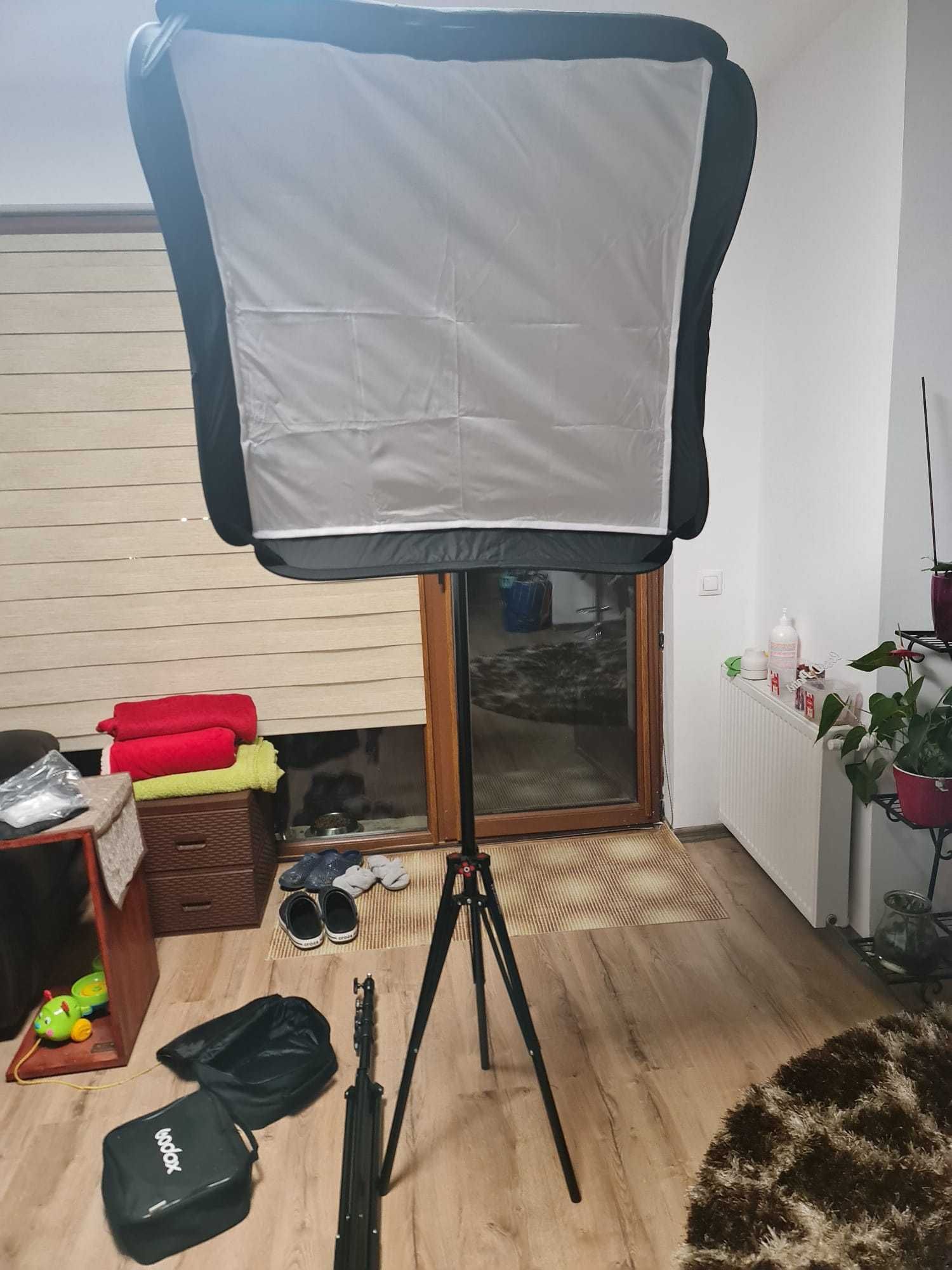 Softbox Godox S2 Speedlite Bracket Kit Con Softbox 80cm