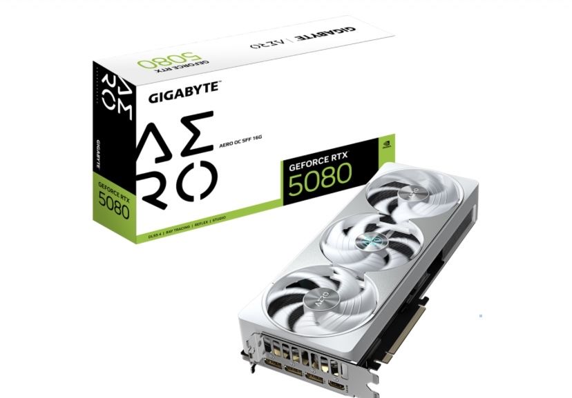GIGABYTE GeForce RTX 5080 aero oc sff 16g