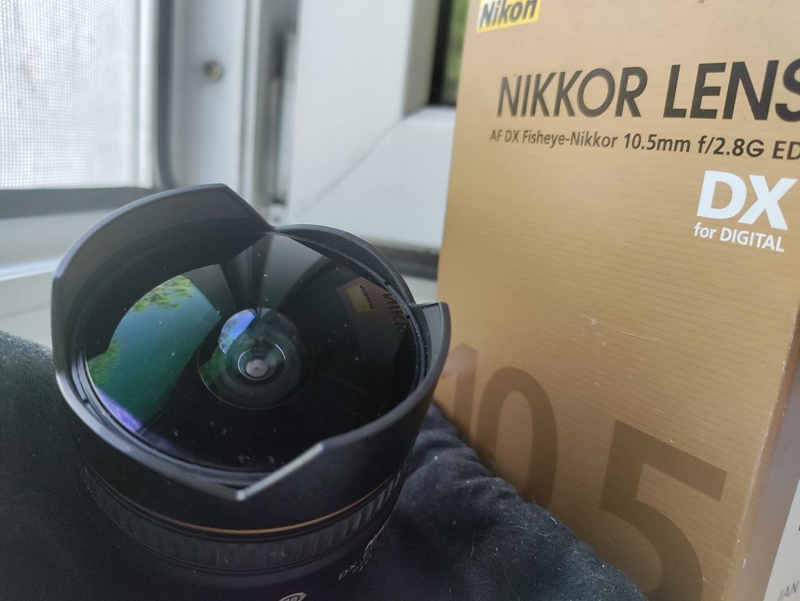 объектив nikon fisheye 10.5mm f/2.8g ed