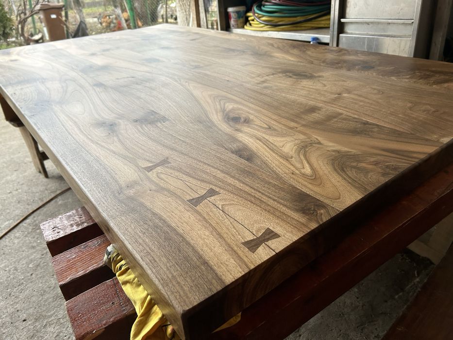 Blat din lemn masiv de nuc frasin stejar