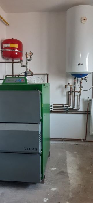 Centrala lemne Vigas 25kw gazeificare