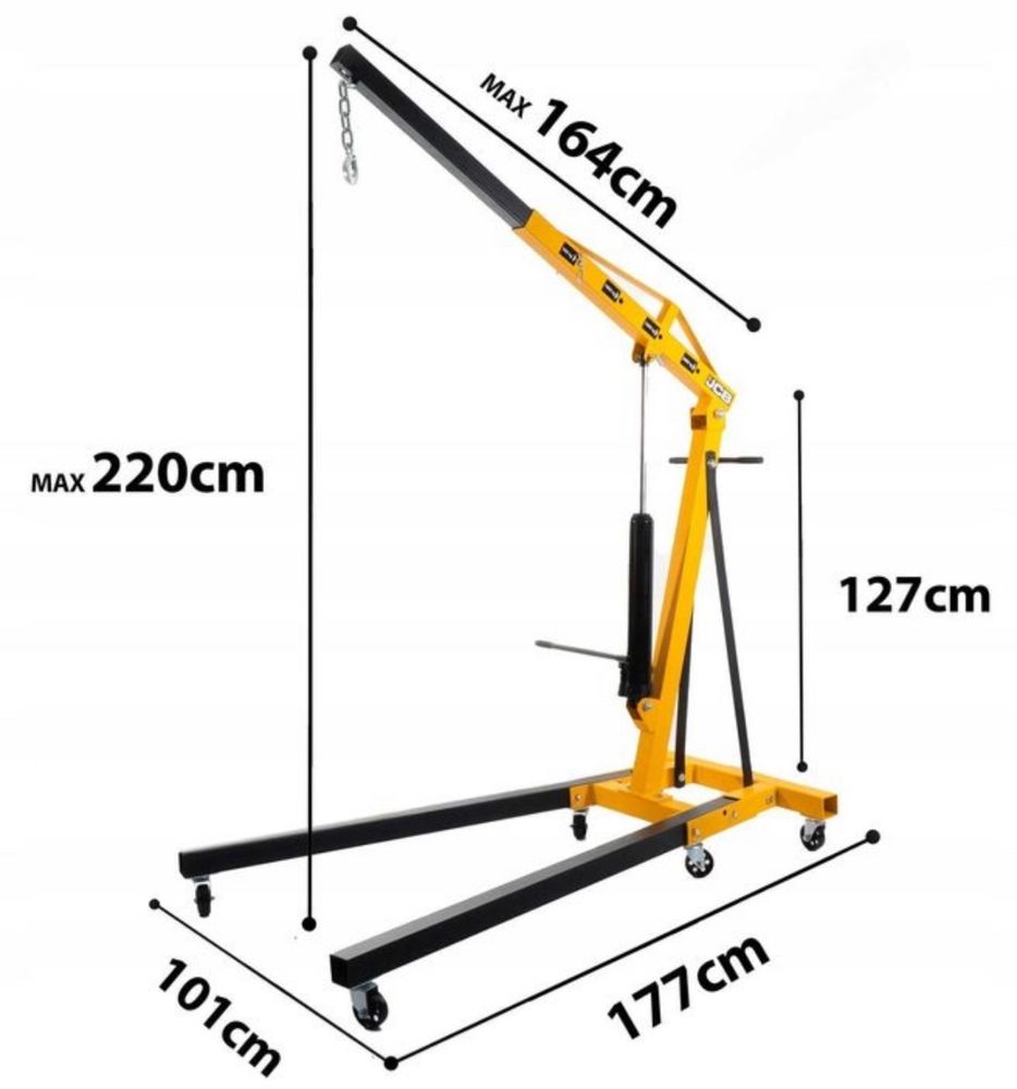 Крик за двигатели тип “жираф” 2тона JCB