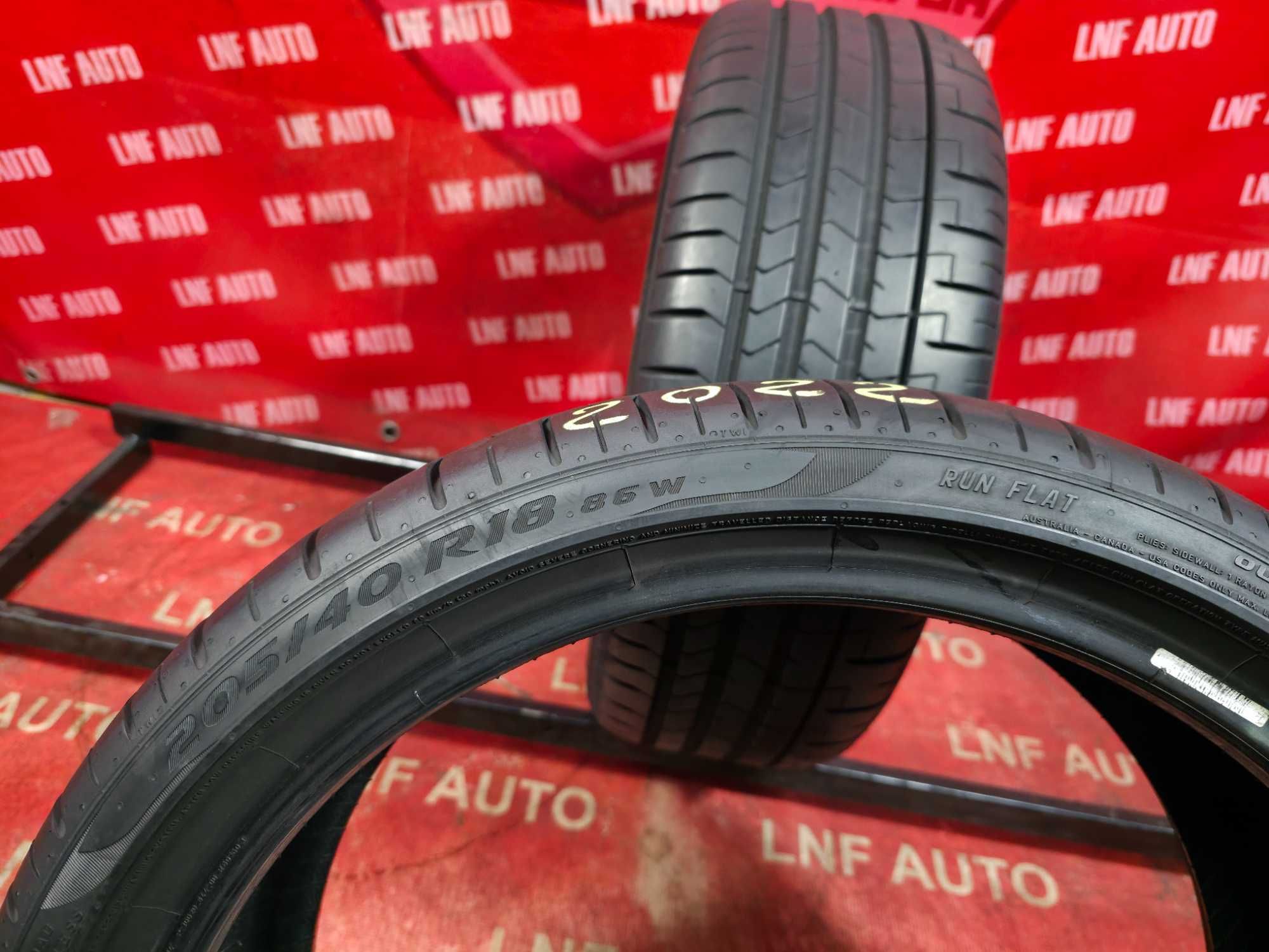 Anvelope de VARA - 205/40/18 - PIRELLI - 6.8 MM - DOT 2022 RFT !