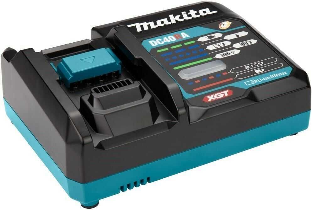 Makita Макита Акумулаторен Безчетков Ъглошлайф 115 40V Батерия Зарядно