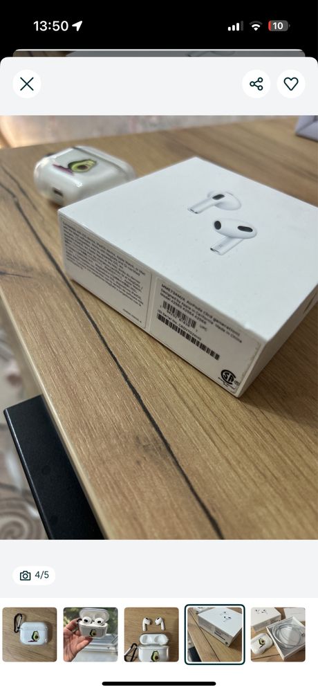 AirPods 3 – оригинал, отличное состояние