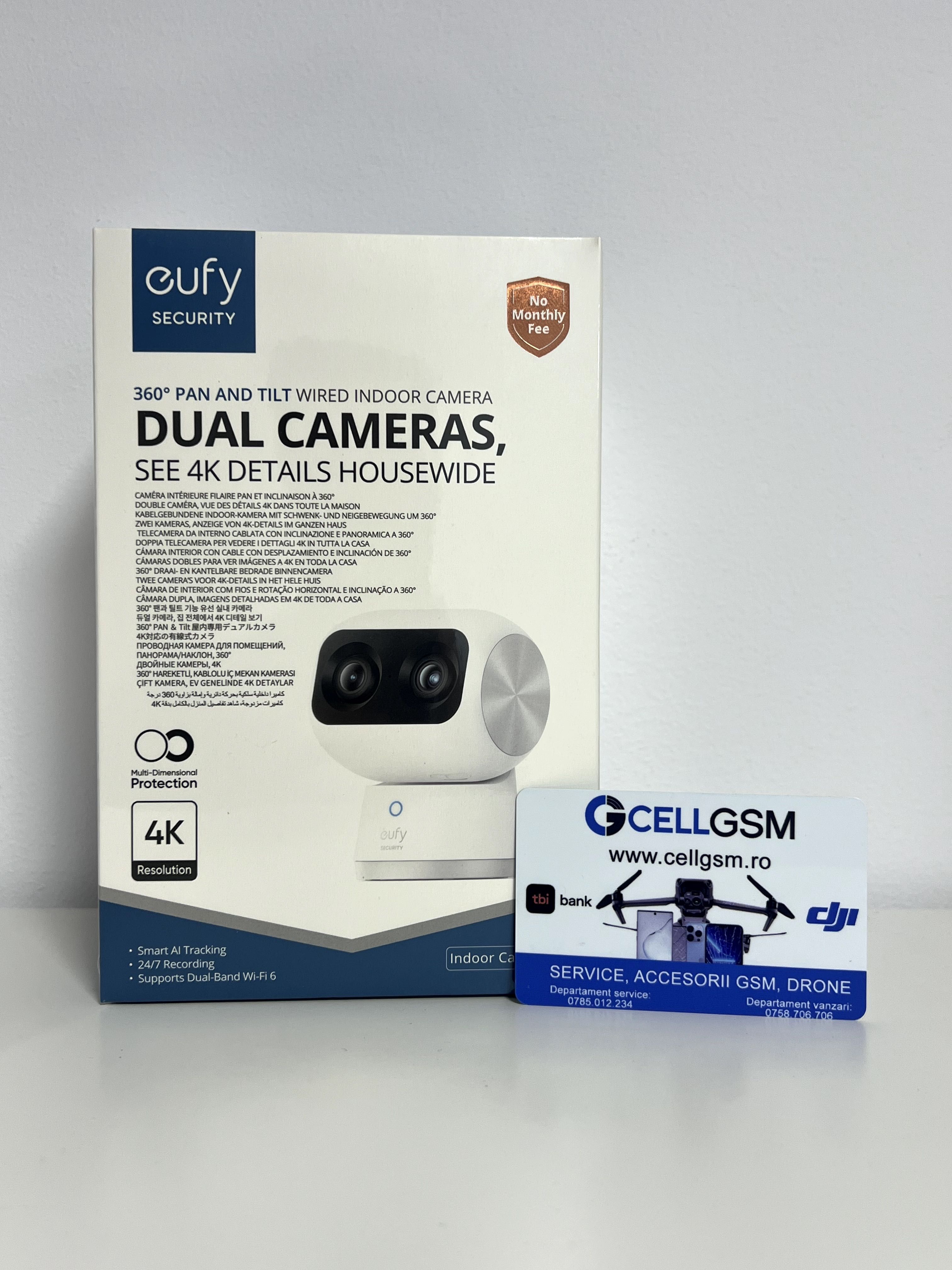 Camera de supraveghere EUFY  Security S350 Interior, Rezolutie 4K