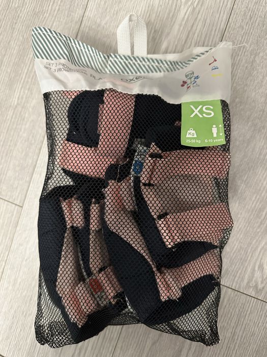 Set 3 perechi protectii Play Roz Copii