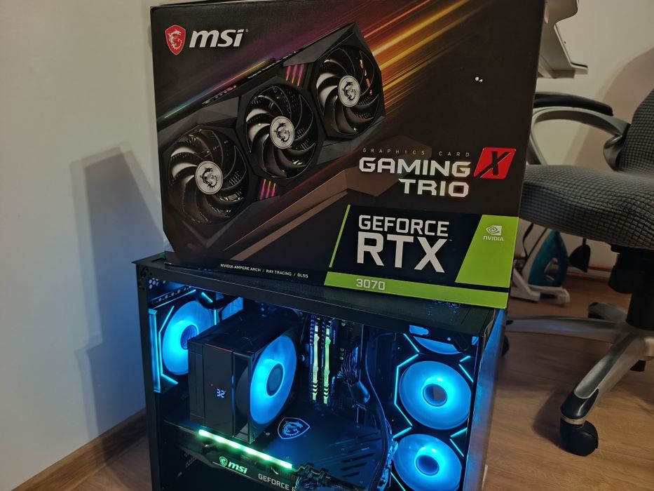Vând PC Gaming Ryzen 7 5800x +RTX 3070 MSI Trio X
