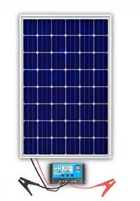 Panou Solar 100w cu regulator de incarcare pentru gard electric