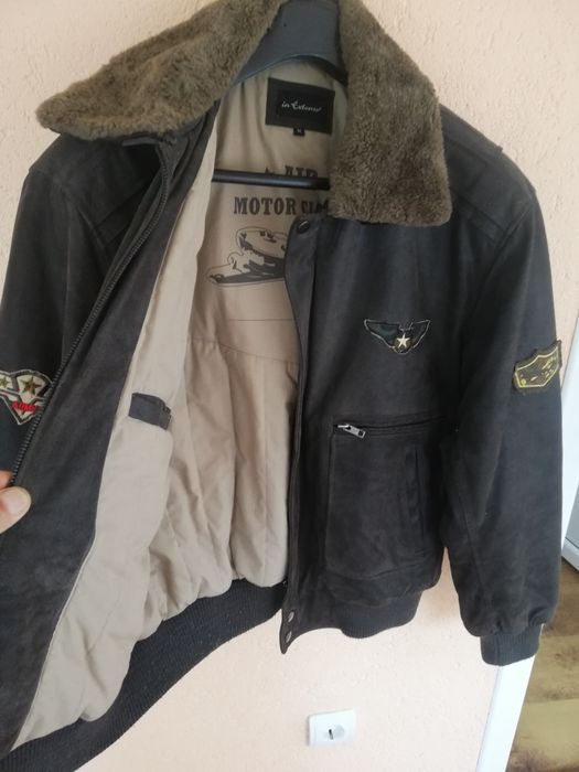 Geaca piele bărbati Aviator Extenso M