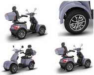 Scuter electric 4-roți L6e 2024 - 1.000 W pt pers cu mobilitate redusa