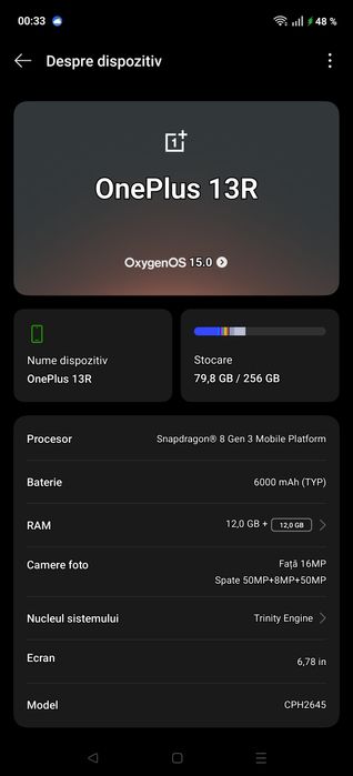 Oneplus 13R vând schimb cu Samsung S24 ULTRA