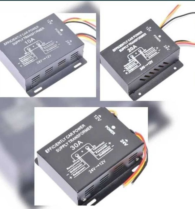 Transformator 24V la 12V Convertor Auto 24V-12V Convertor 24V 12V