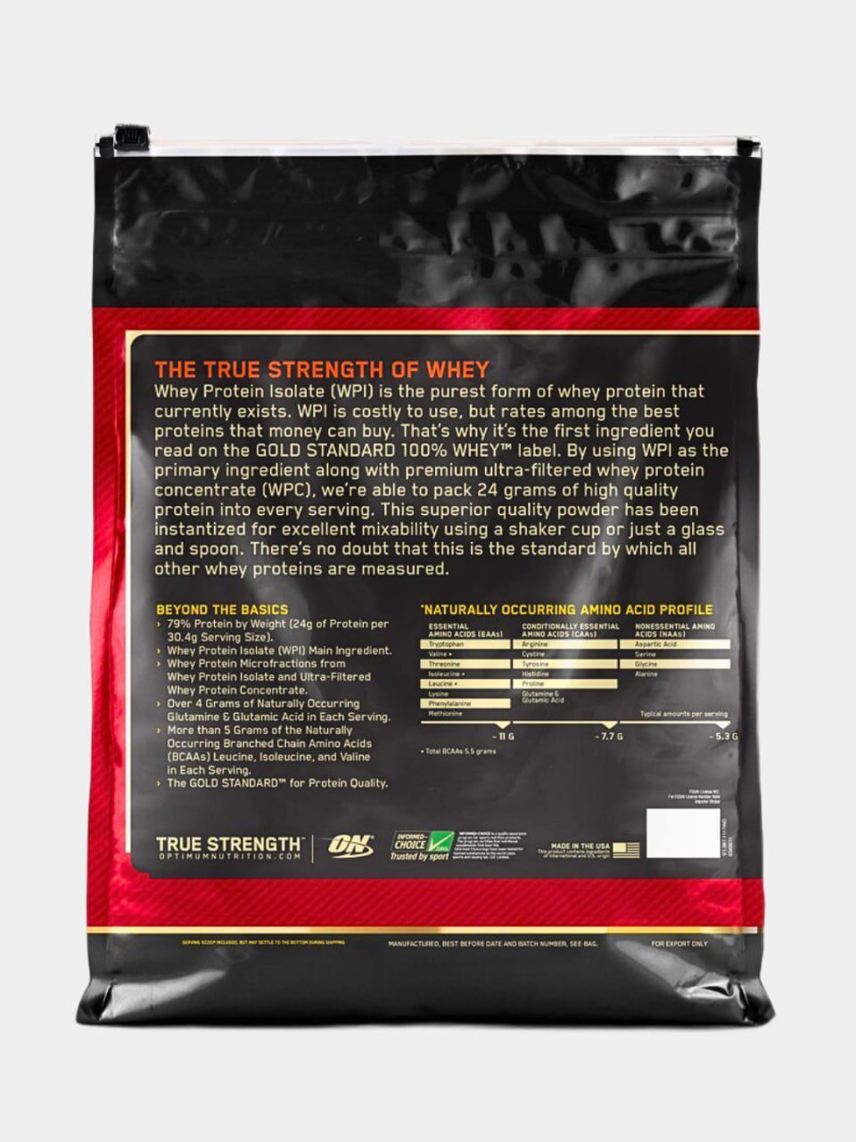 Whey Gold Standard 4.5 kg protein USA Nasiya bor