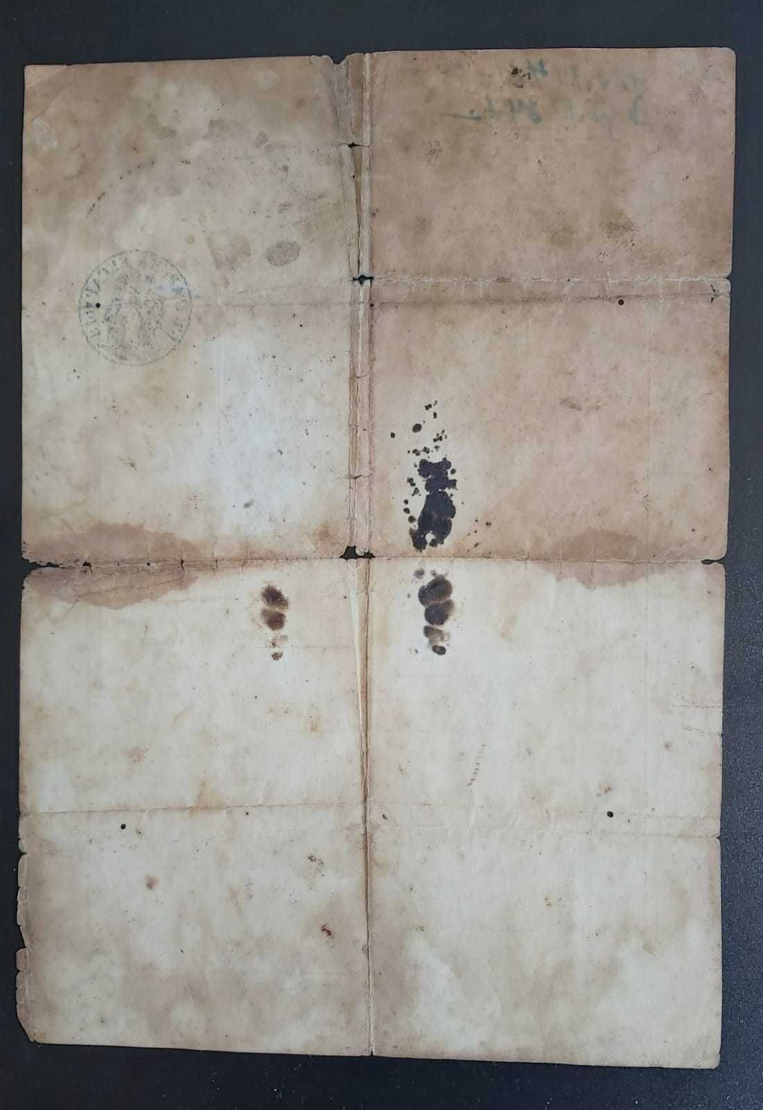 Продава се оригинално кръщелно свидетелство, България, 1902 г