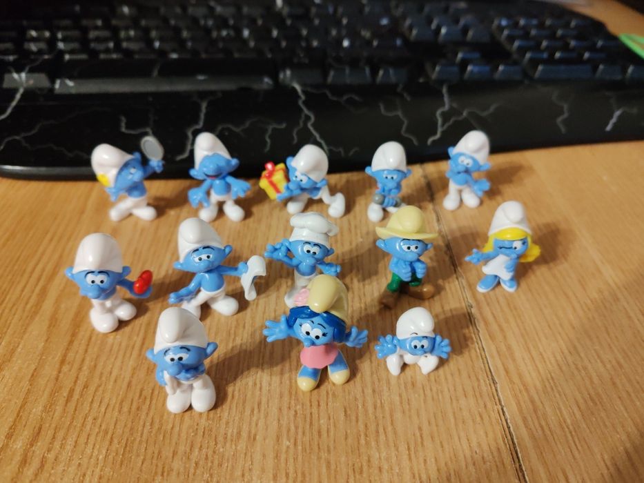 Colectie figurine Strumf Strumfii Kaufland strumfi