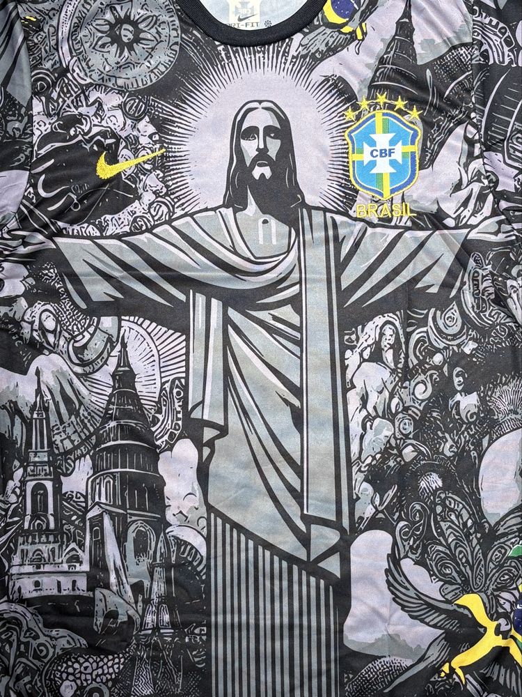 Tricou fotbal Brazilia Jesus - Kaka