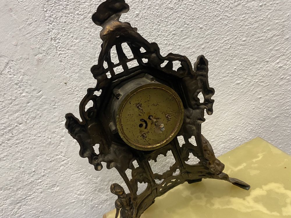 Немски каминен часовник от Месинг