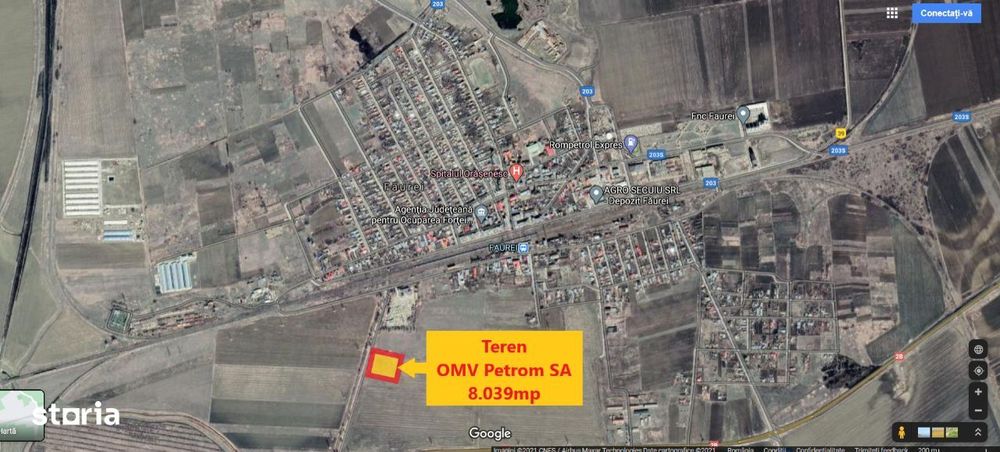 Teren de vanzare in Faurei (Braila)_OMV Petrom SA