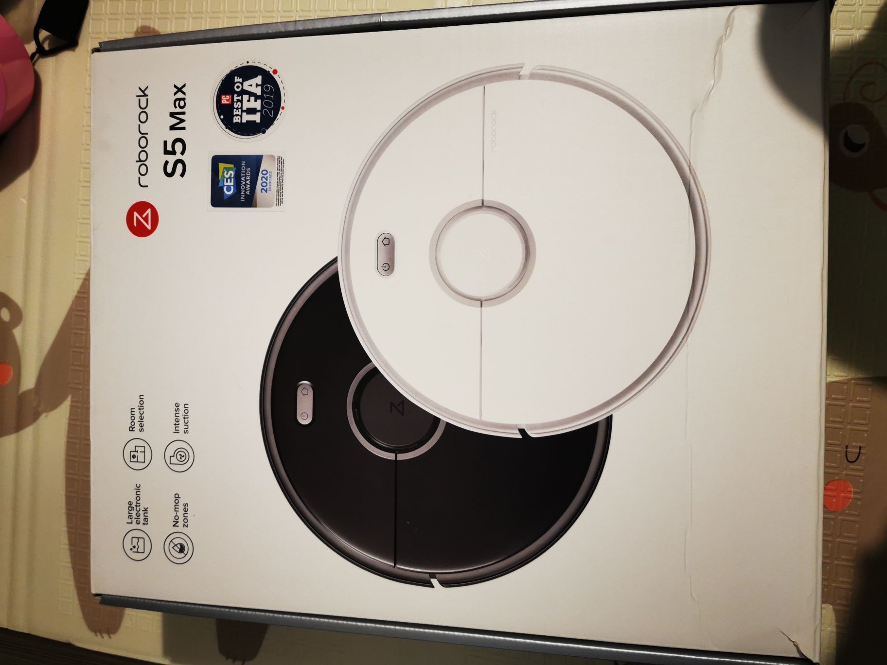 Robot de aspirare Roborock Cleaner S5 MAX, WiFi, 58W, Aspirator si mop