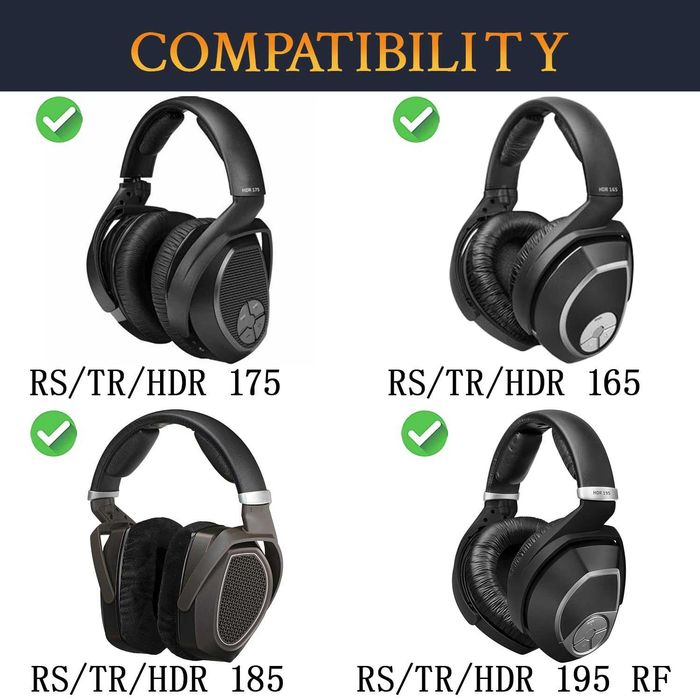 Set 2 bureti pentru casti Sennheiser RS / TR / HDR 195, 185, 175, 165