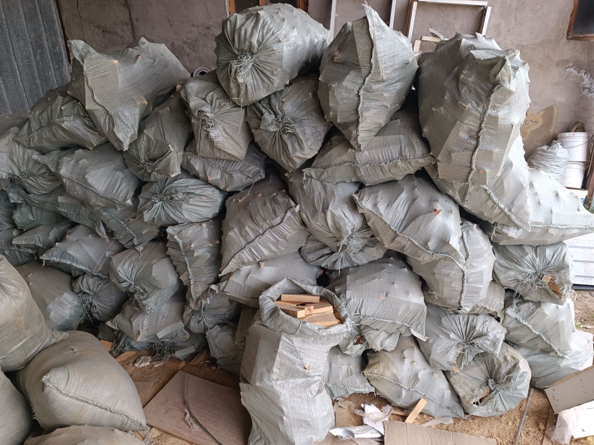 ДРОВА в мешках 500 тг