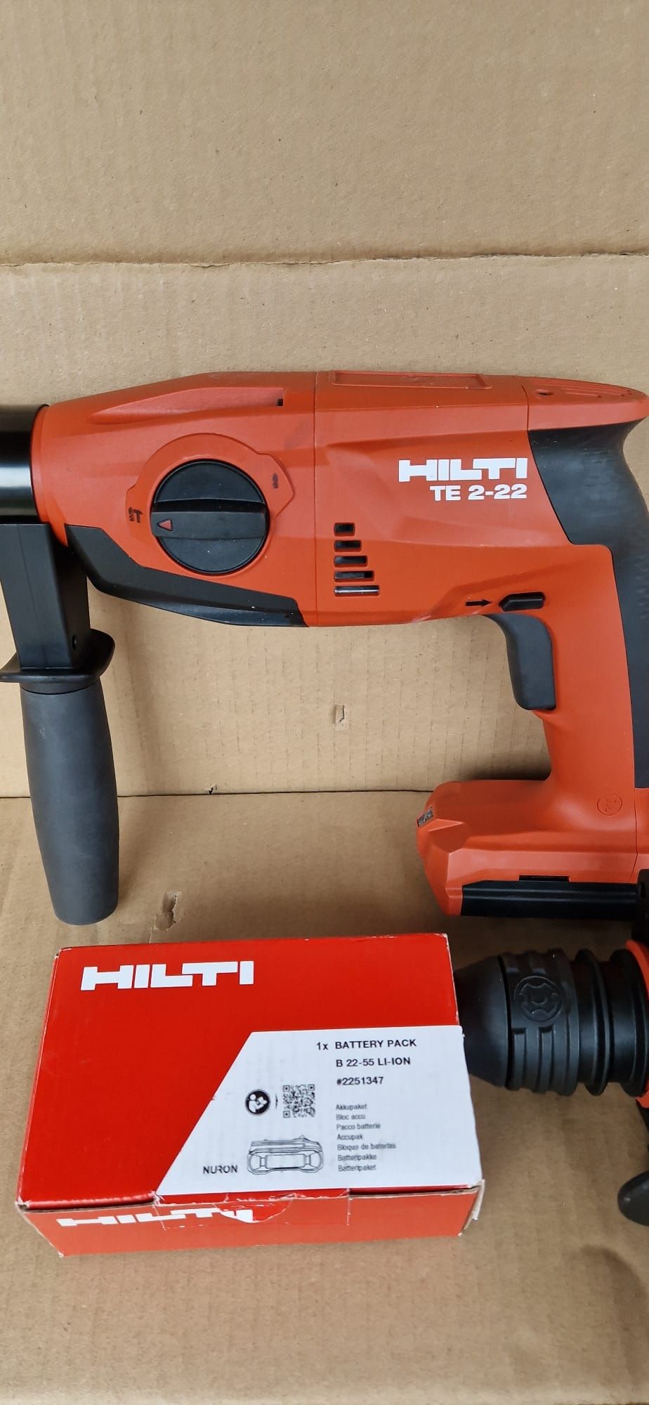 Hilti rotopercutor pe acumulatori