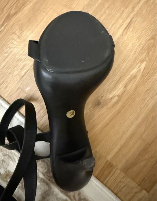 Sandale Musette din piele cu sireturi