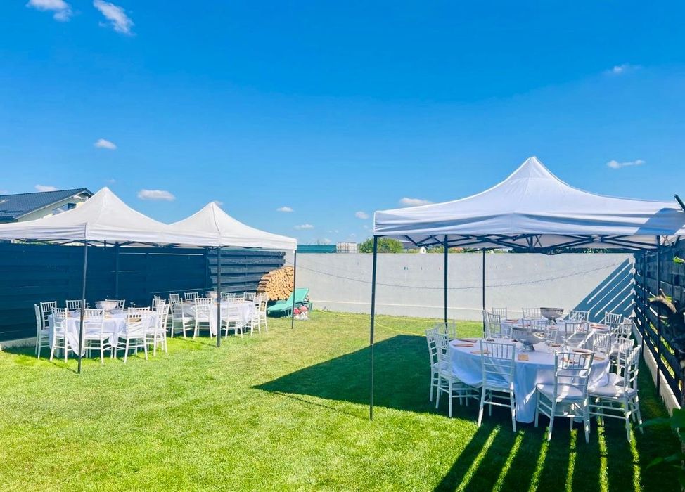 Inchiriem Corturi / Mese/Scaune/Vesela pentru Petreceri și nu numai