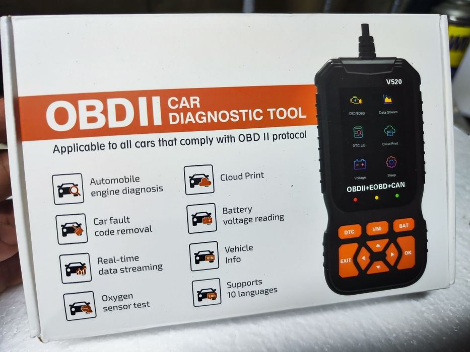 Уред за автоматична диагностика OBD2 Четец Скенер Автодиагностика