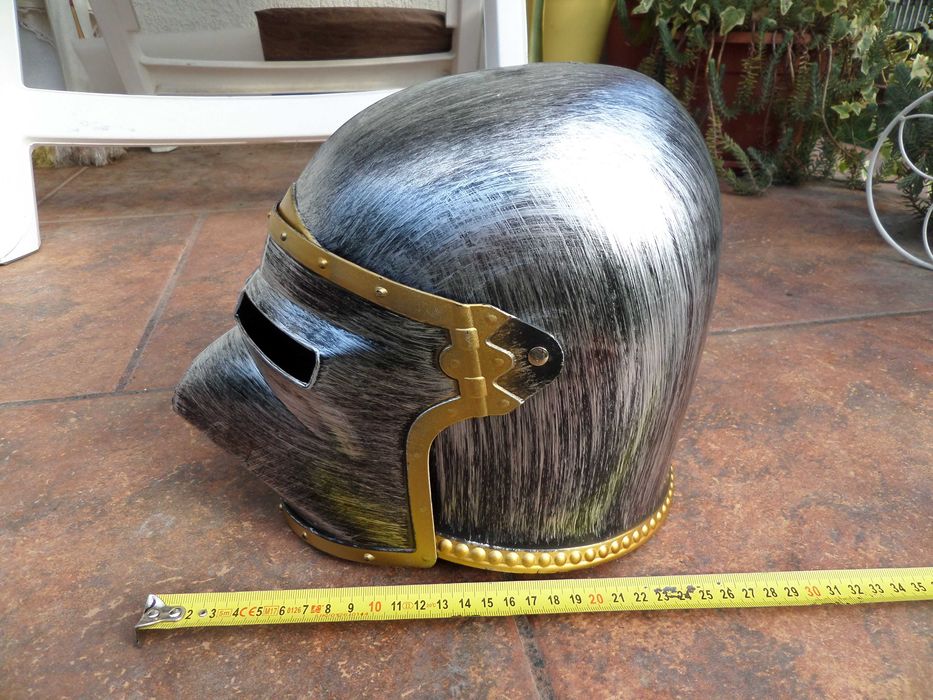 Coif de turnir, armura medievala cavaler marime naturala