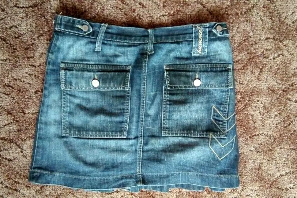 къса дънкова пола