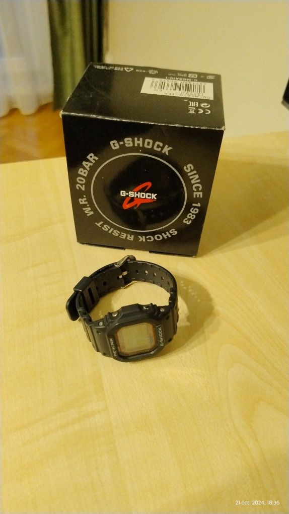Vând ceas Casio G-SHOCK GW-M5610-1ER solar, Nou, Nepurtat