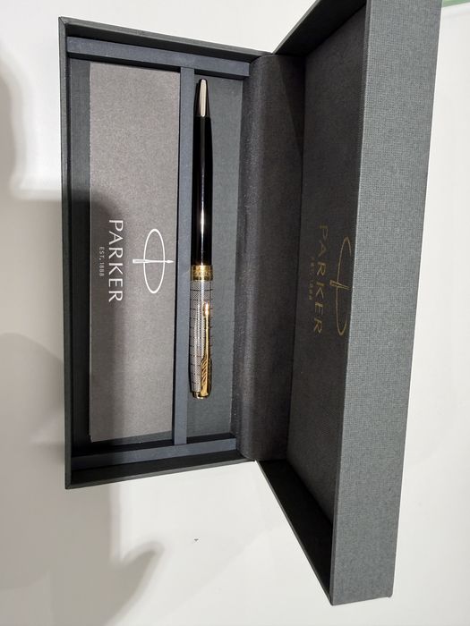 Parker Premium Metal Black GT, Sonnet Royal