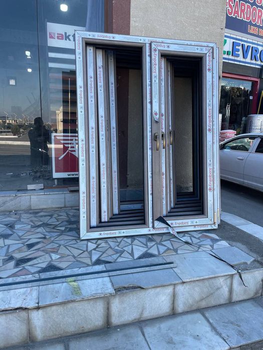 Akfa aluminiy eshiklar derazalar 350-ming sóm  7572
