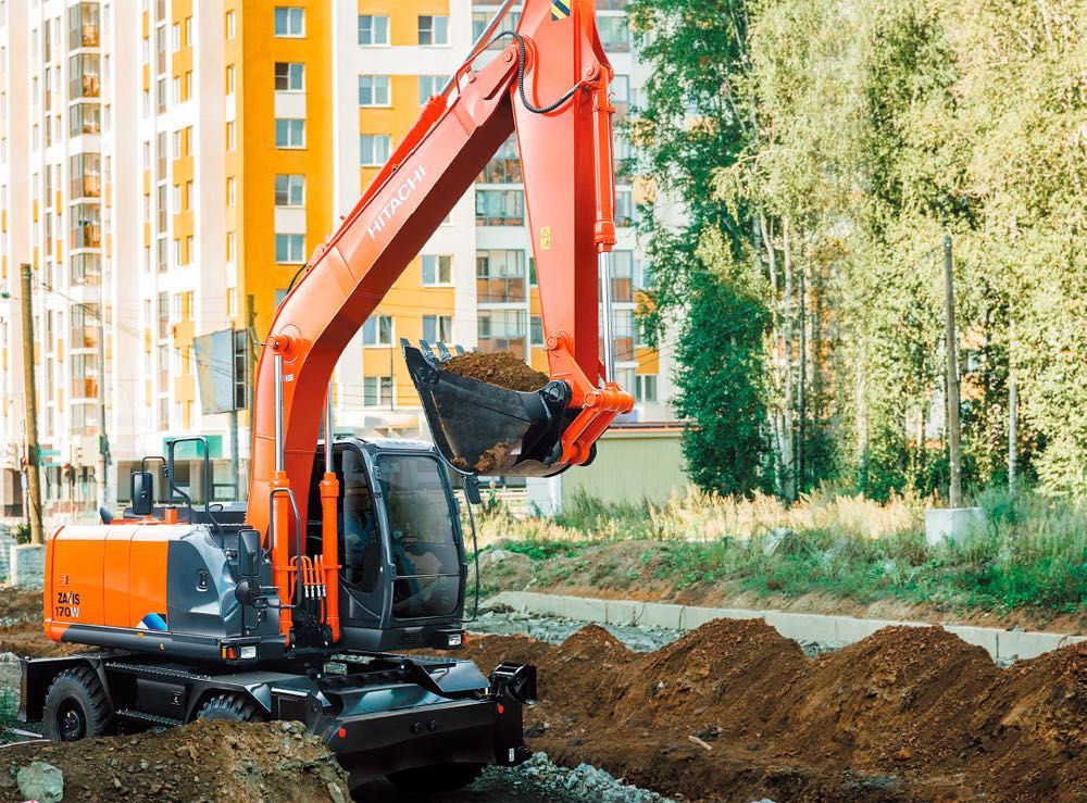 Новый Колесный экскаватор HITACHI ZX170W-5A ковш (0,70 м3)