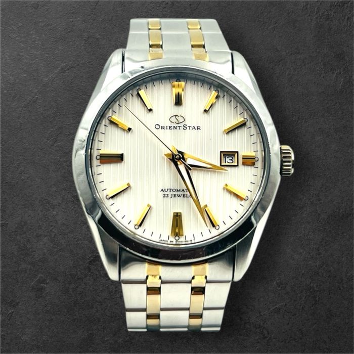 ORIENT STAR Standard-Date Collection Automatic White Dial Two Tone