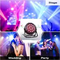 Proiector 18LED-URI joc culori disco*Lumini CLUB/PARTY Senzor sunet