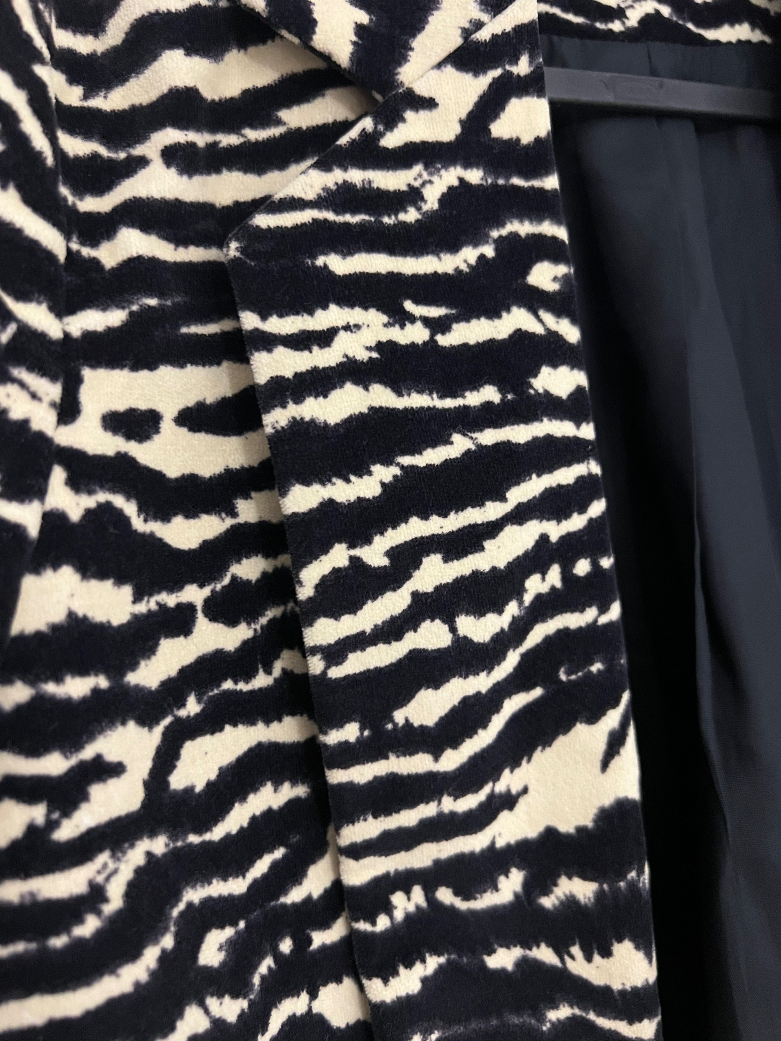 Palton subțire animal print