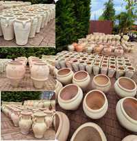 Ghivece din ceramică  , Amfore , rezistente la îngheț  - dezgheț