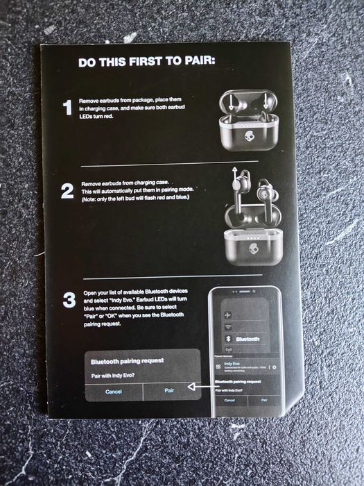 Безжични слушалки Skullcandy Indy Evo