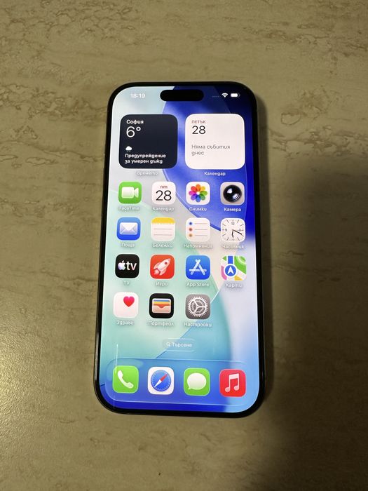 Iphone 16 Pro Natural Titanium 100% battery