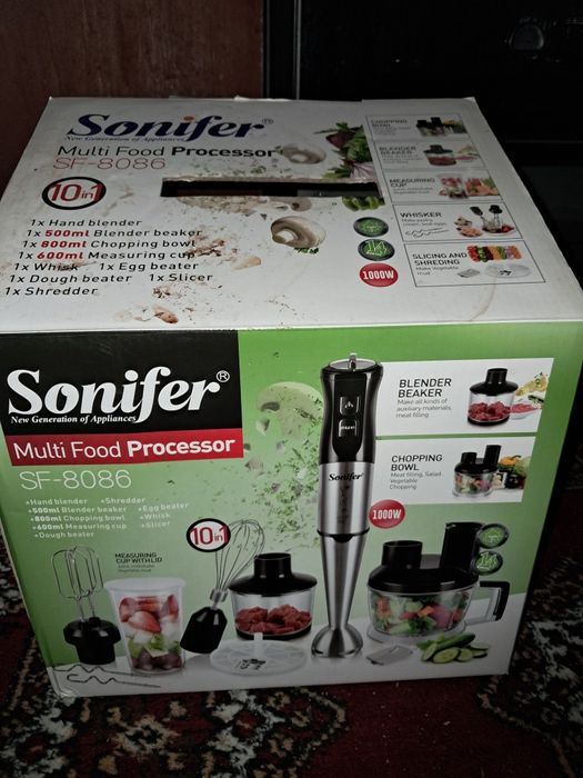 многофункциональный кухонный комбайн Sonifer SF-8086 "10 в 1".