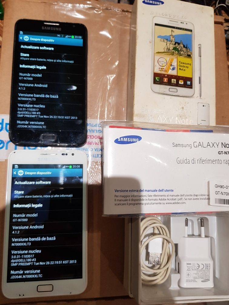 2 × Samsung note N 7000