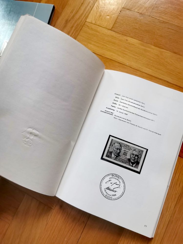 Пощенски марки Годишник 1988-92 и 93 г. на Германските федерални пощи